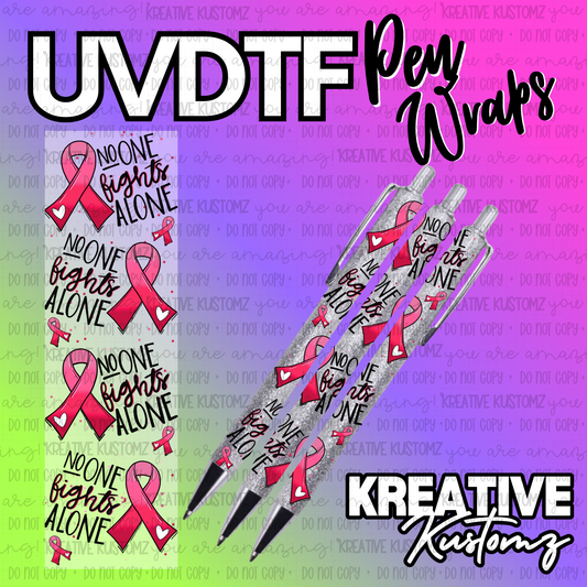Breast Cancer Awareness | UV DTF Pen Wrap Decal