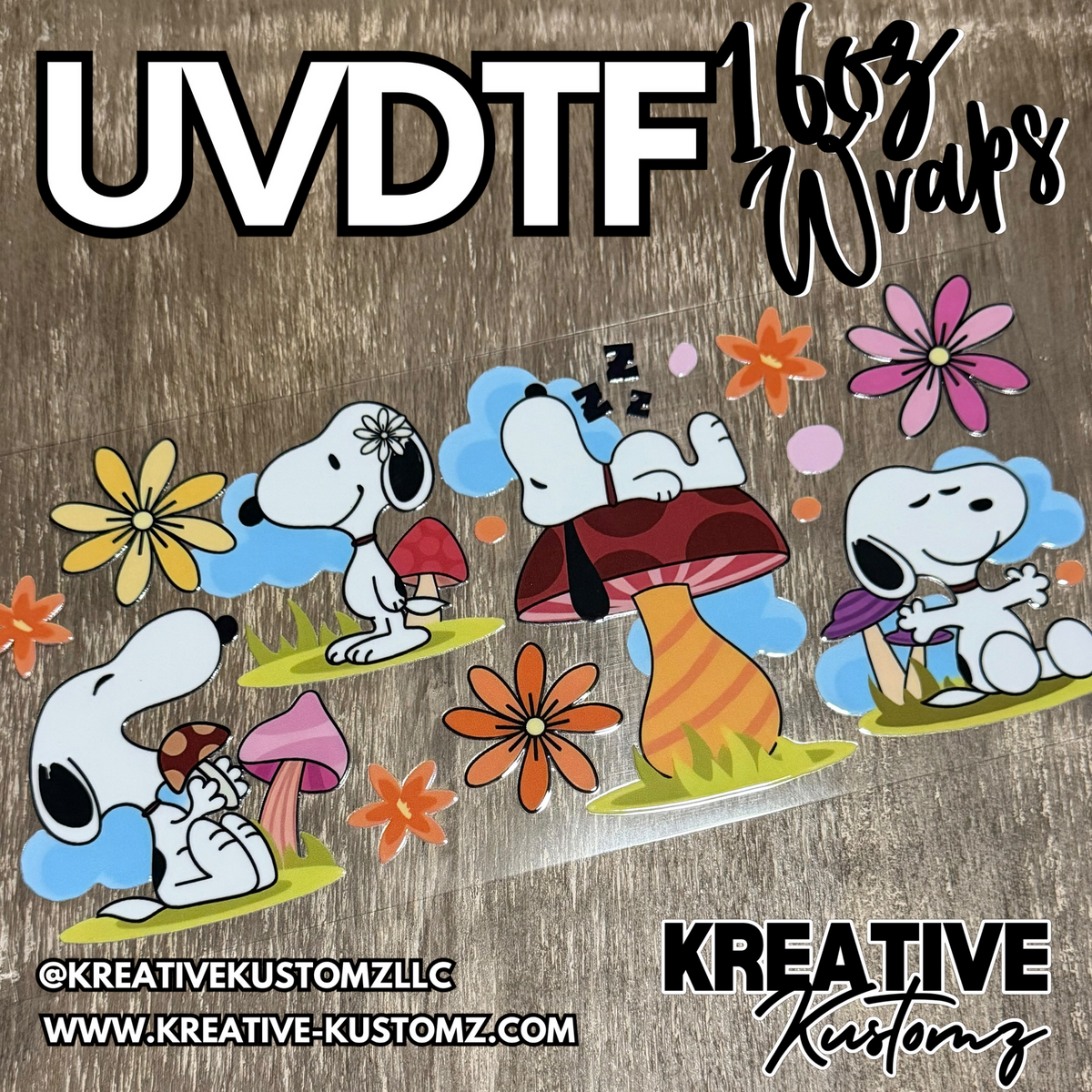 1503 | RTS | UV DTF Cup Wrap for 16oz Libbey Glass
