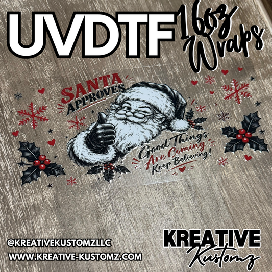 1409 | RTS | UV DTF Cup Wrap for 16oz Libbey Glass
