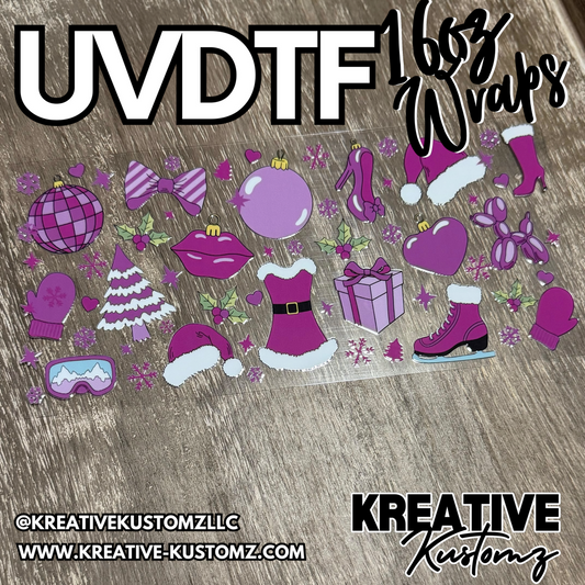 1403 | RTS | UV DTF Cup Wrap for 16oz Libbey Glass