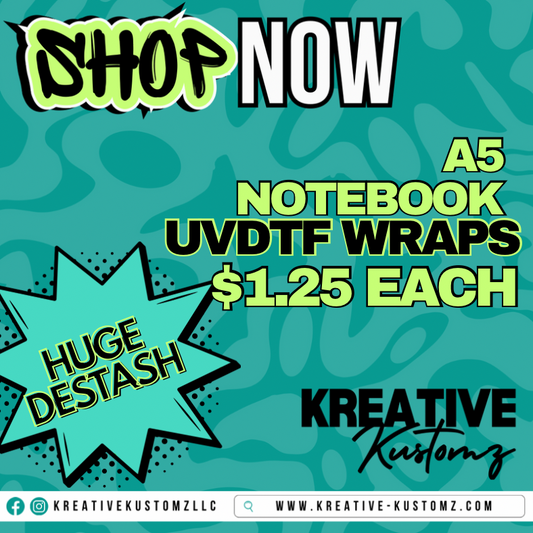 A5 Notebook UVDTF - Destash