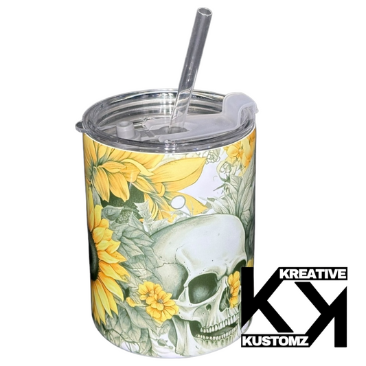 Sunflower Skull - 10 oz