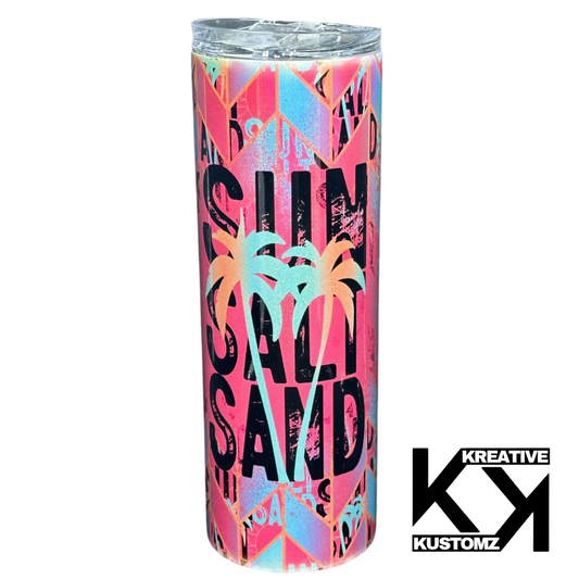 Sun Salt Sand Holographic - 20oz Tumbler