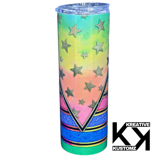 Rainbow Stars Holographic - 20oz Tumbler