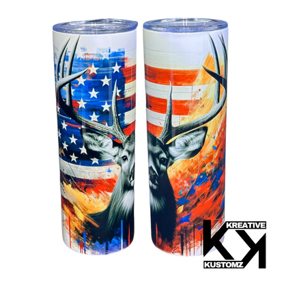 Buck Flag - 20oz Tumbler