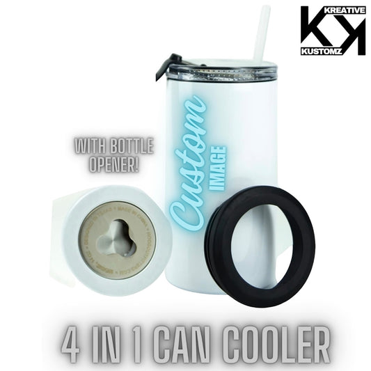 CUSTOM 4in1 CAN COOLER TUMBLER