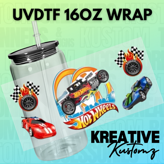 KK-B3065 Hot Rod wheels - 16oz UVDTF Wrap