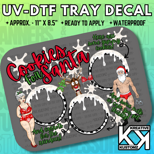 UV-DTF Cookie Tray Decal - Rectangle 11
