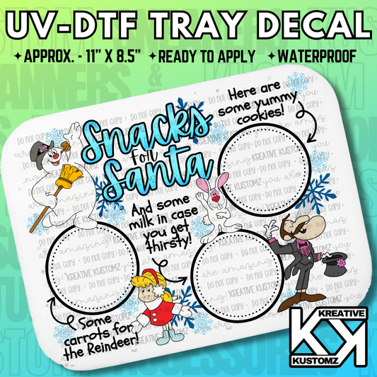 UV-DTF Cookie Tray Decal - Rectangle 9