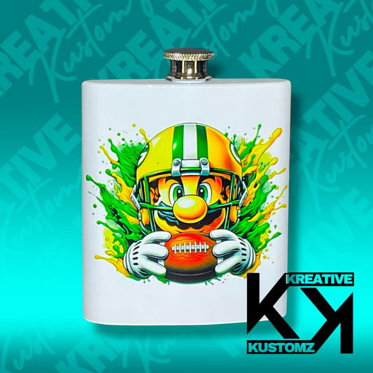 GB Mario Football - 7oz Flask