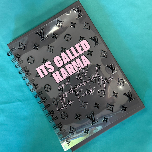 Its Called Karma | UVDTF A5 Notebook Wrap Decal