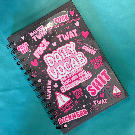 Daily Vocab | UVDTF A5 Notebook Wrap Decal