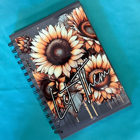 Let Them Flowers | UVDTF A5 Notebook Wrap Decal