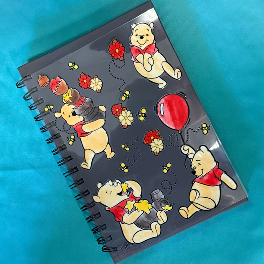 Bear Flowers 2 | UVDTF A5 Notebook Wrap Decal