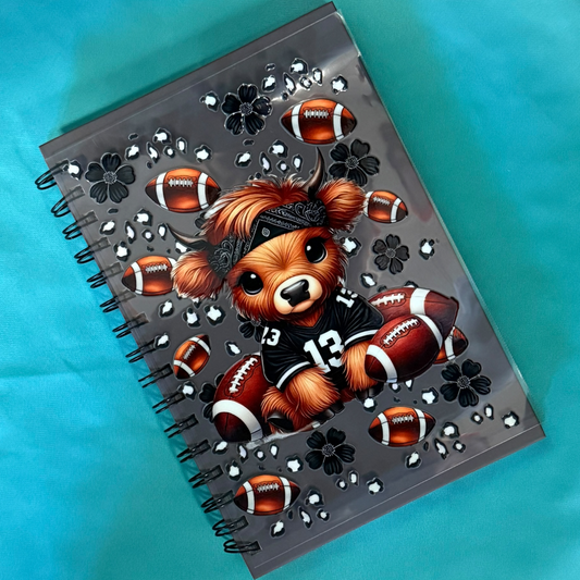 Football Cow | UVDTF A5 Notebook Wrap Decal