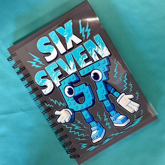 Six Seven Robot | UVDTF A5 Notebook Wrap Decal
