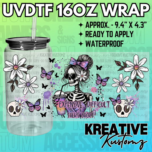 KK-1100 | UVDTF | 16oz Glass Can Libbey Wrap