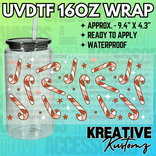 KK-2283  | UVDTF | 16oz Glass Can Libbey Wrap