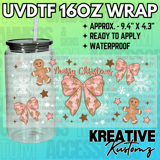 KK-2284  | UVDTF | 16oz Glass Can Libbey Wrap