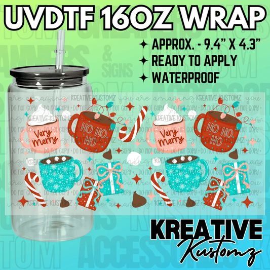 KK-2285  | UVDTF | 16oz Glass Can Libbey Wrap