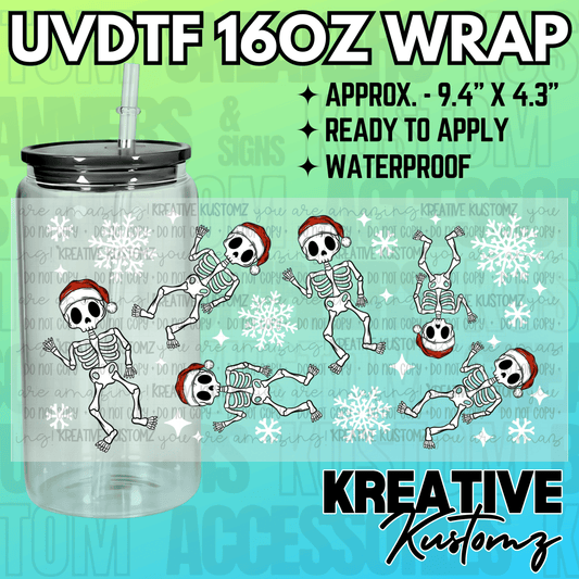 KK-2286  | UVDTF | 16oz Glass Can Libbey Wrap