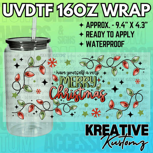 KK-2287  | UVDTF | 16oz Glass Can Libbey Wrap