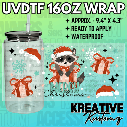 KK-2291  | UVDTF | 16oz Glass Can Libbey Wrap