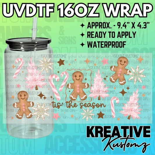 KK-2300  | UVDTF | 16oz Glass Can Libbey Wrap