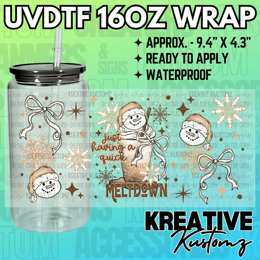 KK-2302  | UVDTF | 16oz Glass Can Libbey Wrap