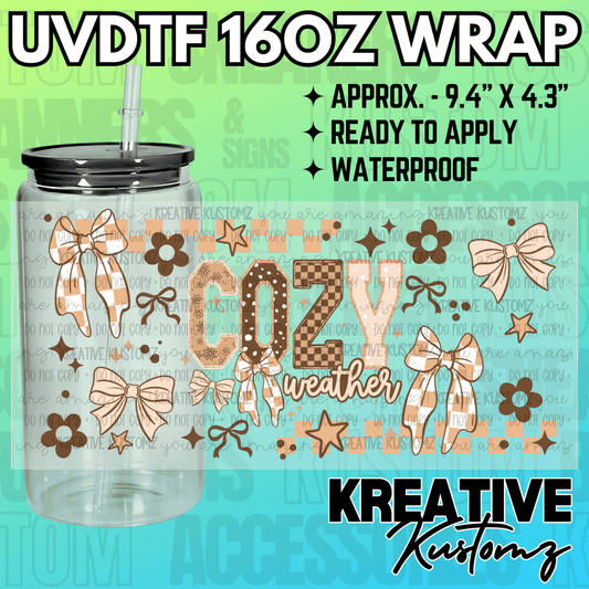 KK-2304  | UVDTF | 16oz Glass Can Libbey Wrap