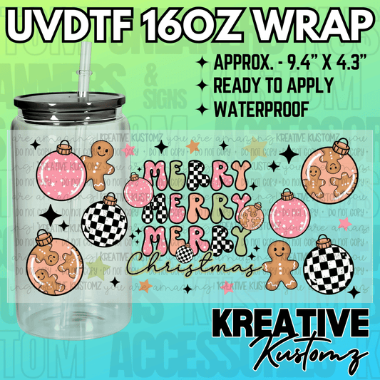 KK-2309  | UVDTF | 16oz Glass Can Libbey Wrap
