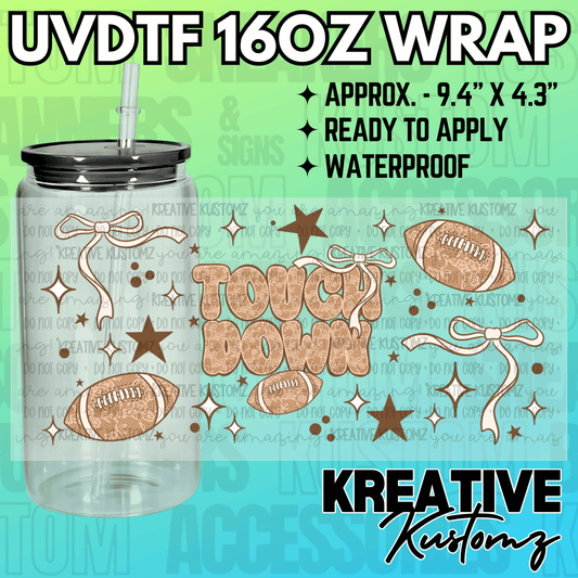 KK-2320  | UVDTF | 16oz Glass Can Libbey Wrap