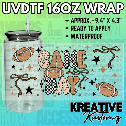 KK-2321  | UVDTF | 16oz Glass Can Libbey Wrap