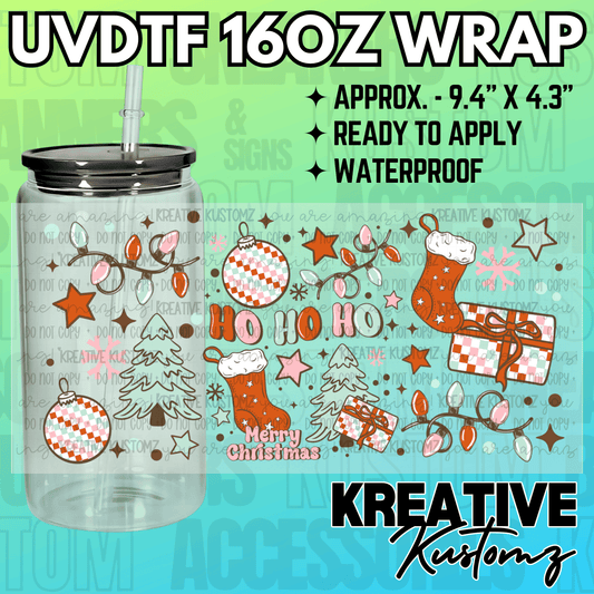 KK-2324  | UVDTF | 16oz Glass Can Libbey Wrap