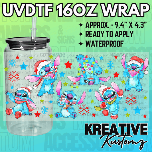 KK-2329  | UVDTF | 16oz Glass Can Libbey Wrap