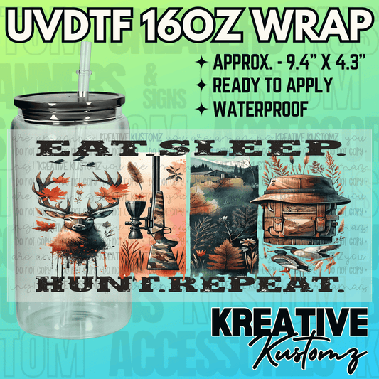 KK-2331  | UVDTF | 16oz Glass Can Libbey Wrap