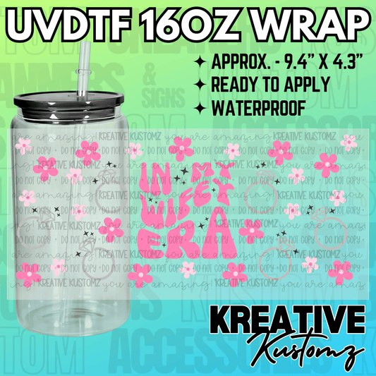 KK-2335  | UVDTF | 16oz Glass Can Libbey Wrap