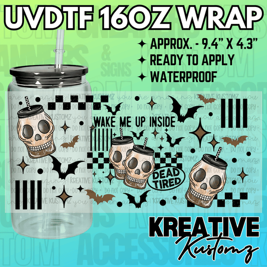 KK-2341  | UVDTF | 16oz Glass Can Libbey Wrap