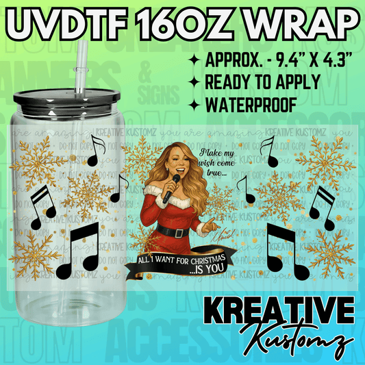KK-2342  | UVDTF | 16oz Glass Can Libbey Wrap