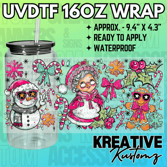 KK-2346  | UVDTF | 16oz Glass Can Libbey Wrap