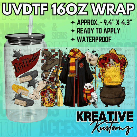 KK-2348  | UVDTF | 16oz Glass Can Libbey Wrap
