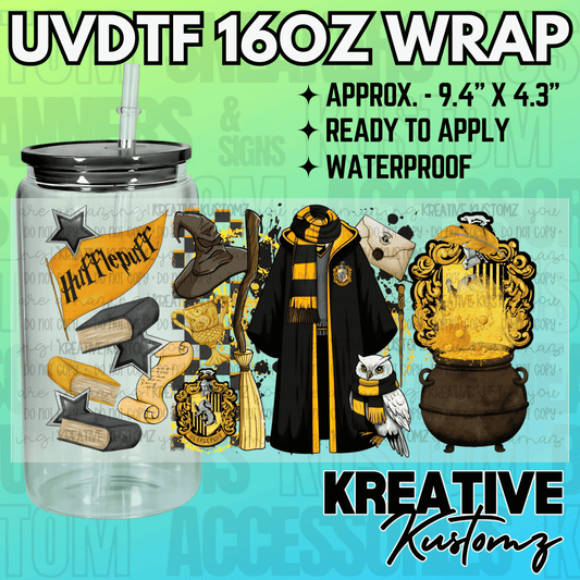 KK-2350  | UVDTF | 16oz Glass Can Libbey Wrap