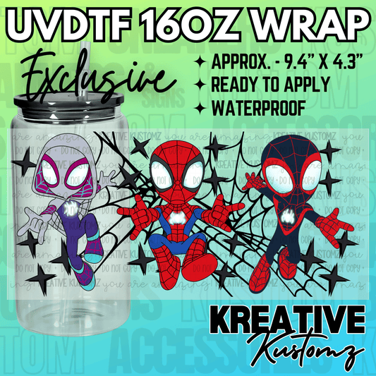 KK-2354  | UVDTF | 16oz Glass Can Libbey Wrap
