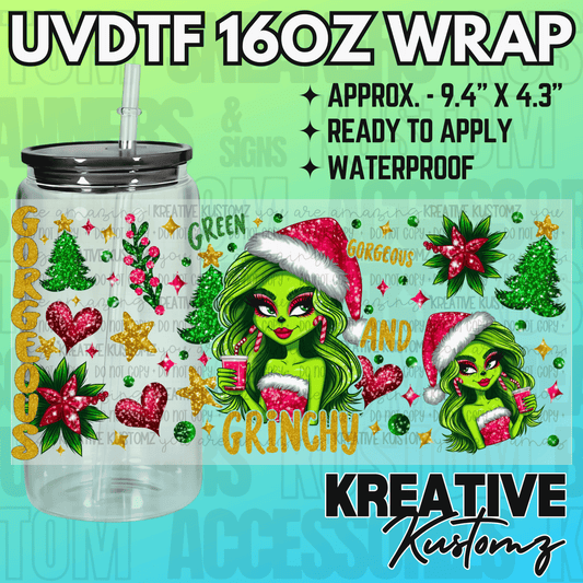 KK-2355  | UVDTF | 16oz Glass Can Libbey Wrap