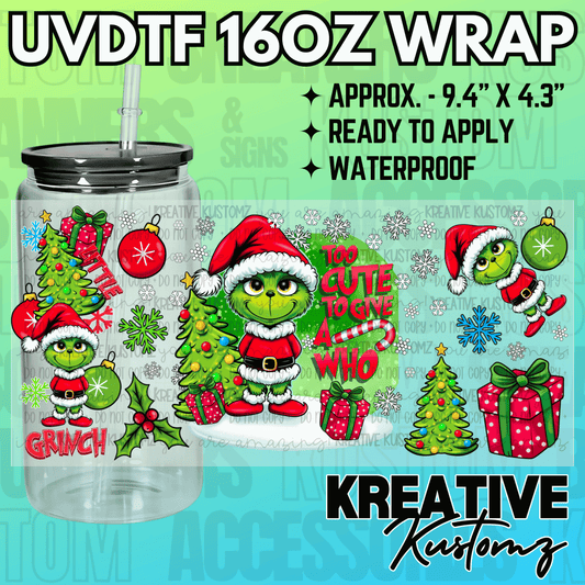 KK-2358  | UVDTF | 16oz Glass Can Libbey Wrap