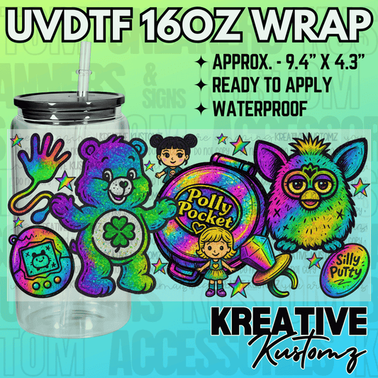 KK-2400  | UVDTF | 16oz Glass Can Libbey Wrap