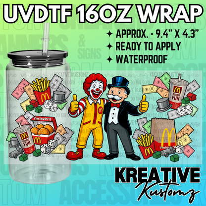 KK-2501  | UVDTF | 16oz Glass Can Libbey Wrap