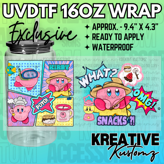 KK-2558 | UVDTF | 16oz Glass Can Libbey Wrap