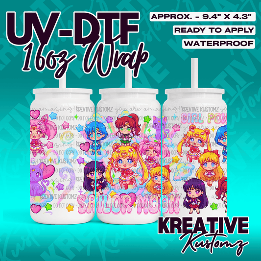 KK-3259 | UVDTF | 16oz Glass Can Libbey Wrap