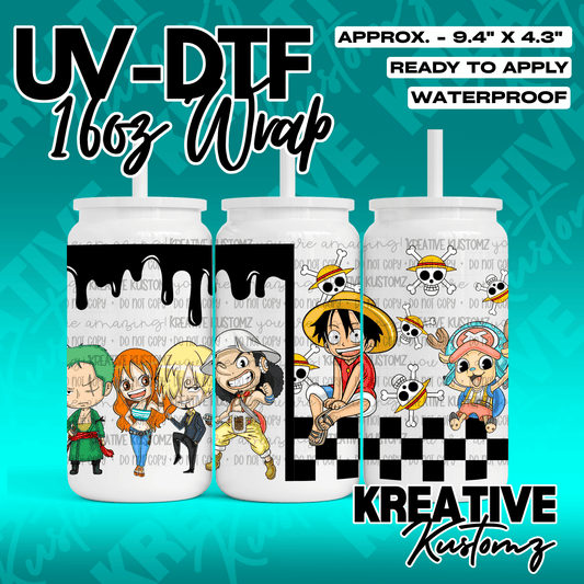 KK-3260 | UVDTF | 16oz Glass Can Libbey Wrap